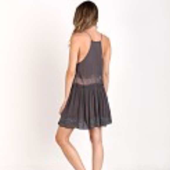 NWT Free People Tunic with Tie Waist & Lace Detail - Picture 3 of 7